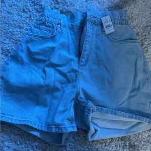 Loft High-Waisted Paperbag Shorts